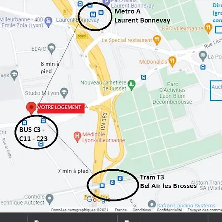 Appartement Neuf Pour 6, Parking Et Box, Au Calme Villeurbanne Esterno foto